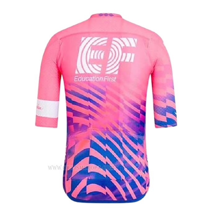 2020 Ropa Ciclismo EF Education First Rosa Mangas Corta y Culotte Corto